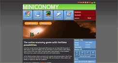 Desktop Screenshot of miniconomy.com